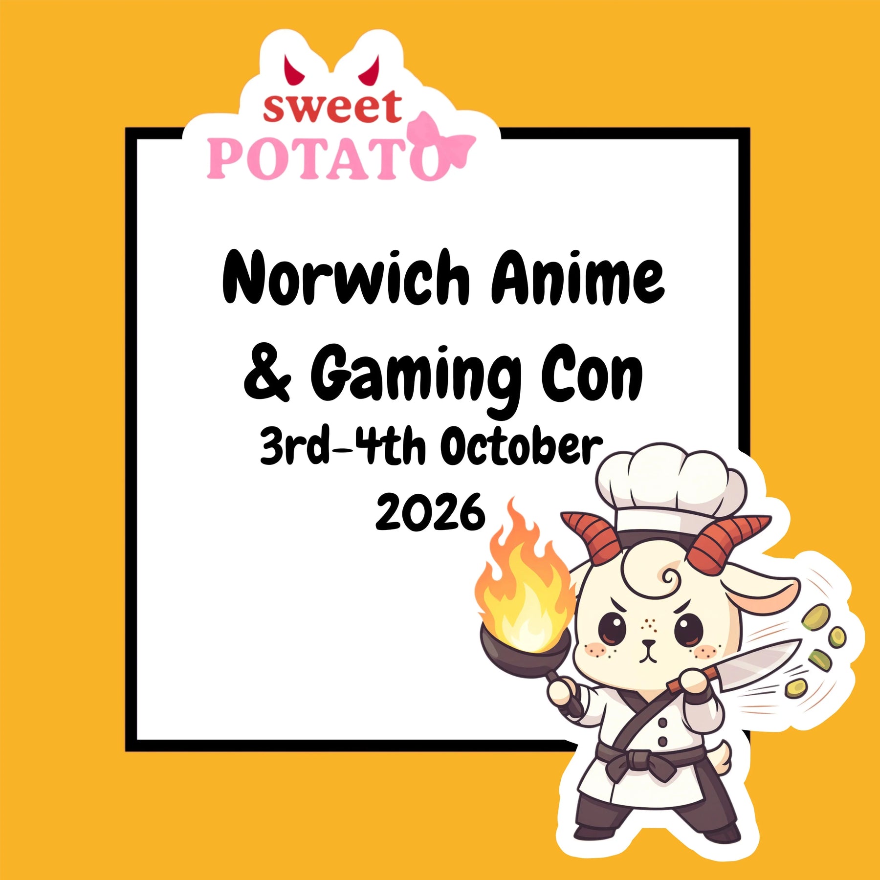 Sweet Potato en Norwich Anime & Gaming Con